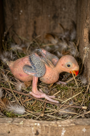 এক পিস  টিয়া পাখি + ২৫০ গ্রাম খাবার + ডেলিভারি চার্জ সহ